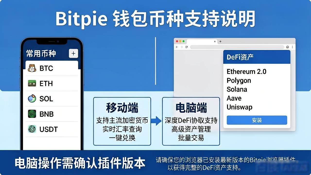 Bitpie钱包支持哪些币种 官方下载前必看清单
