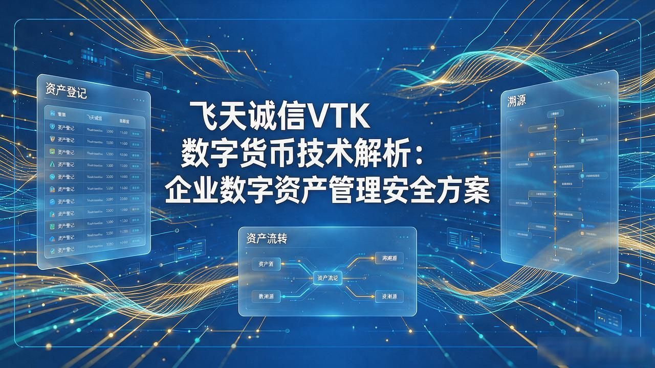 飞天诚信VTK数字货币技术解析：企业数字资产管理安全方案