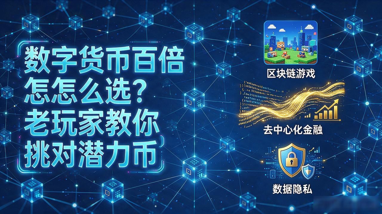 数字货币百倍怎么选？老玩家教你挑对潜力币