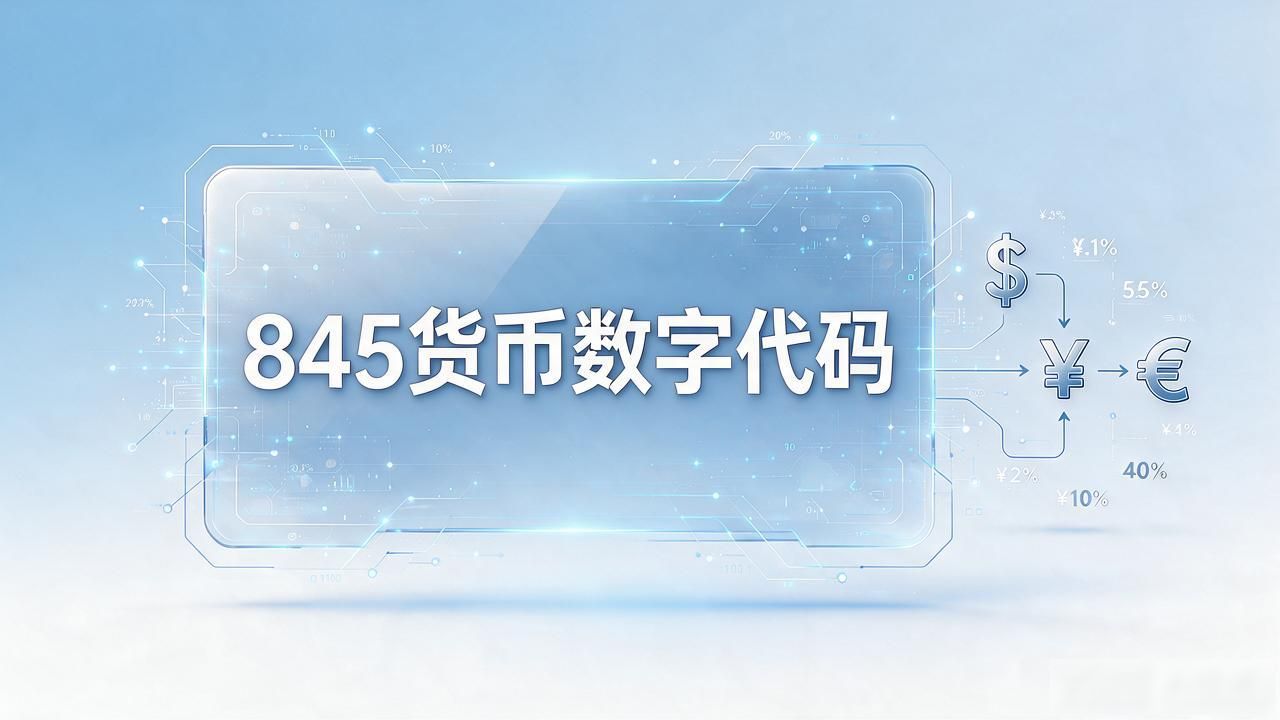 什么是845货币数字代码？一文读懂它的用途与意义