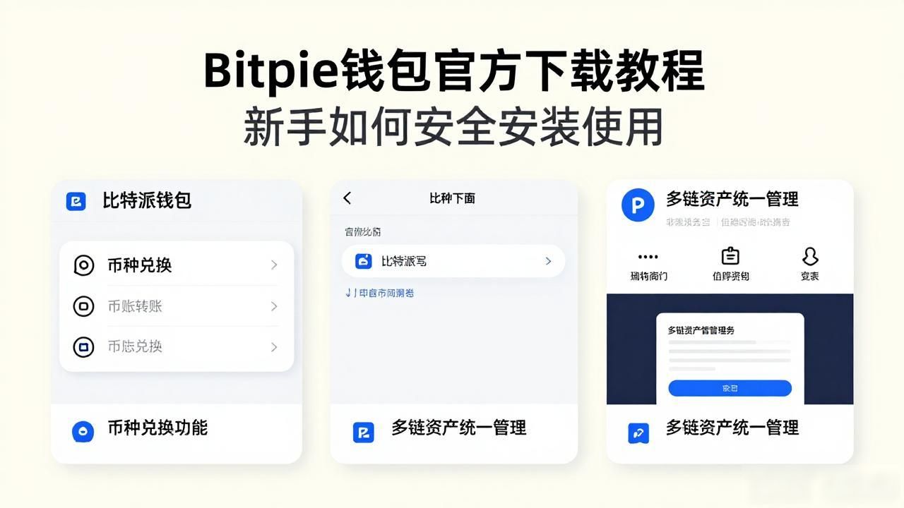 Bitpie钱包官方下载教程 新手如何安全安装使用