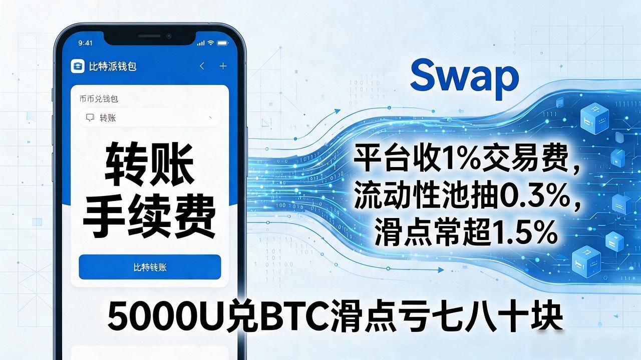 比特派钱包转账手续费多少？这几笔钱别白交