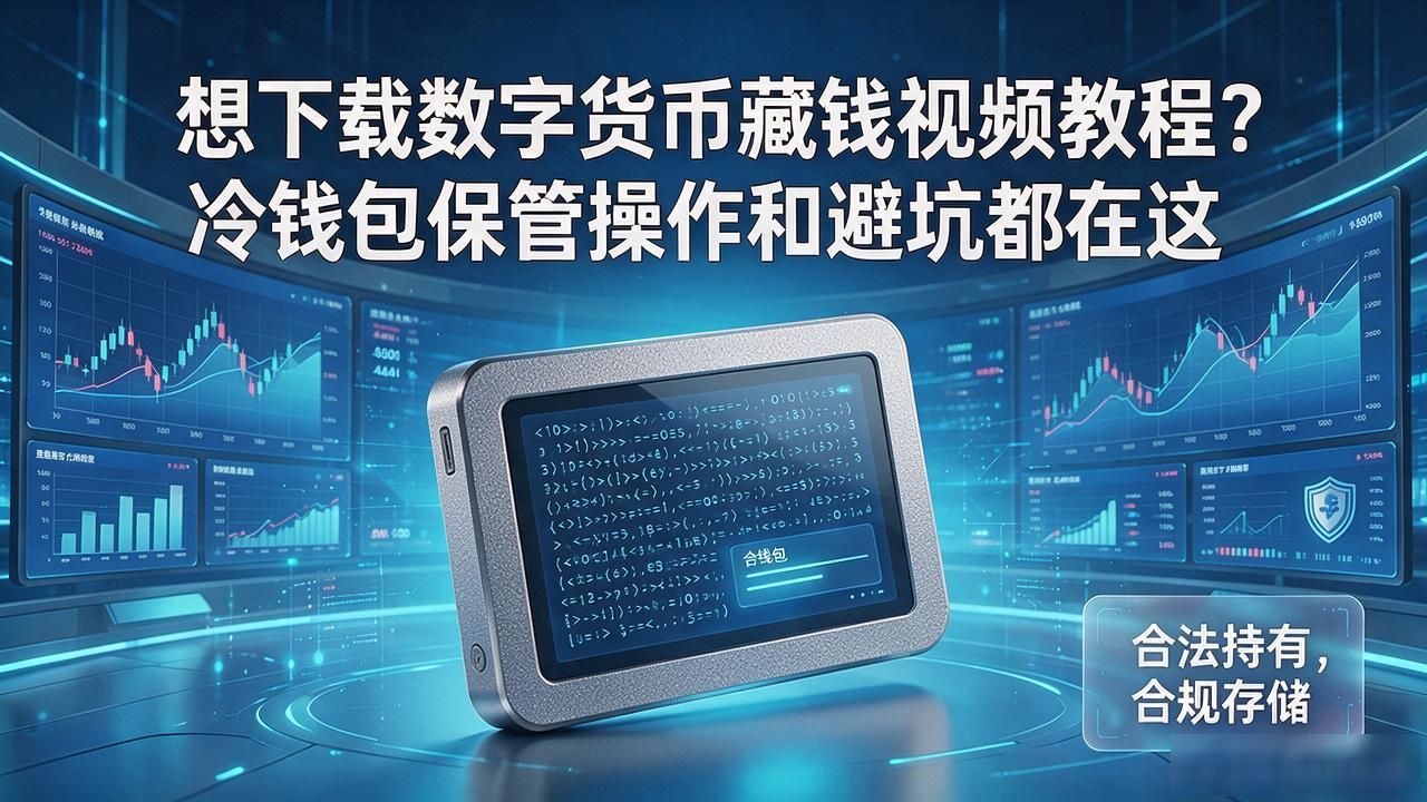想下载数字货币藏钱视频教程？冷钱包保管操作和避坑都在这