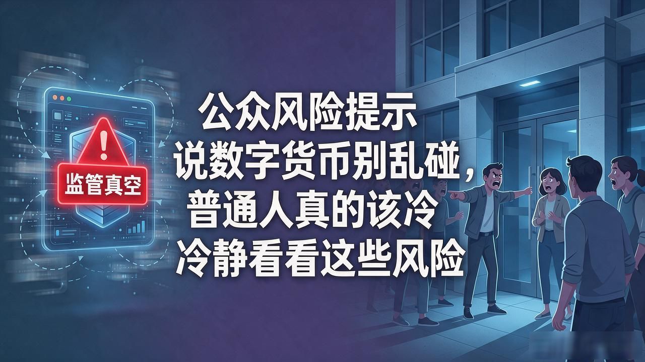 公众风险提示说数字货币别乱碰，普通人真的该冷静看看这些风险