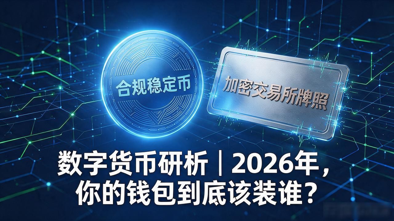 数字货币研析｜2026年，你的钱包到底该装谁？