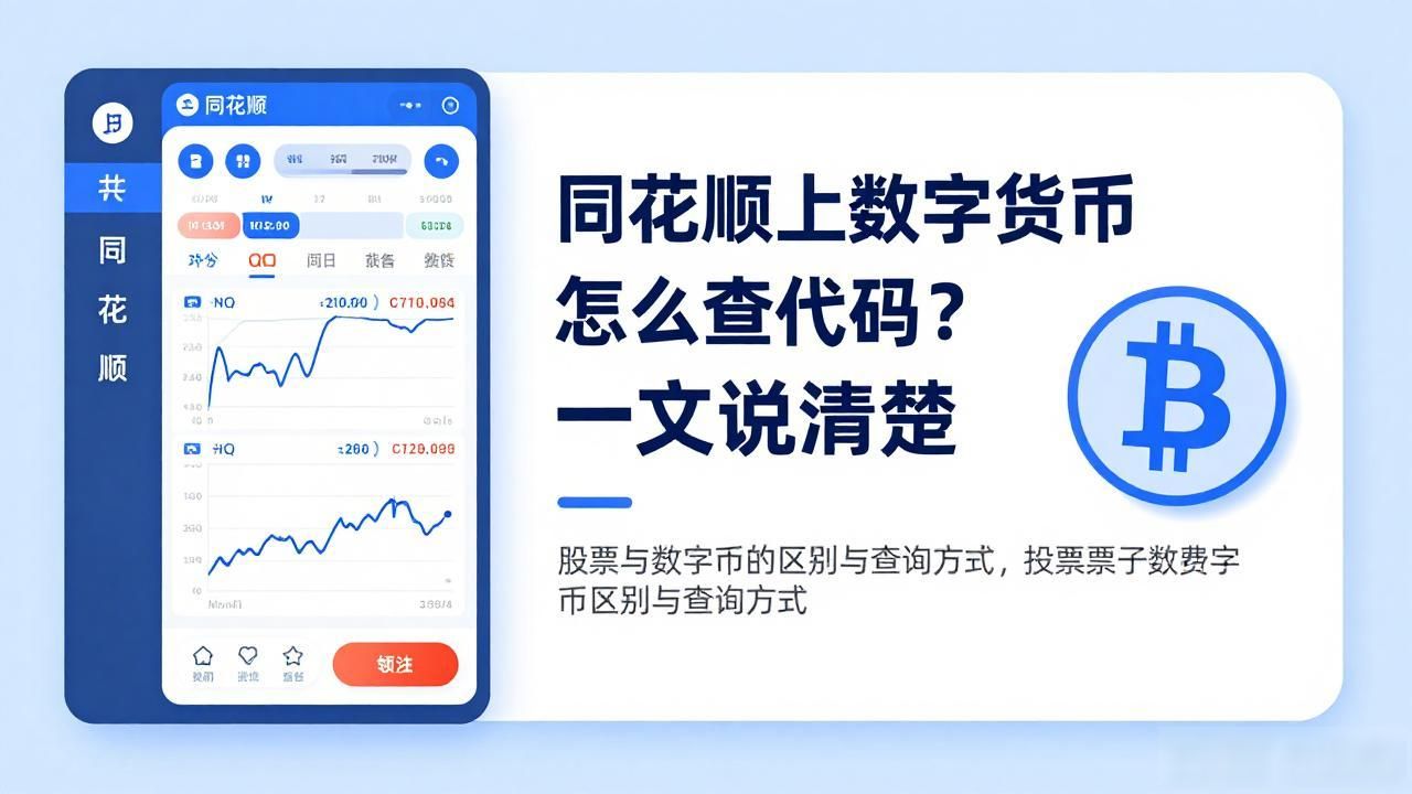 同花顺上数字货币怎么查代码？一文说清楚