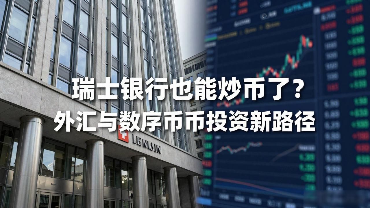 瑞士银行也能炒币了？外汇与数字货币投资新路径