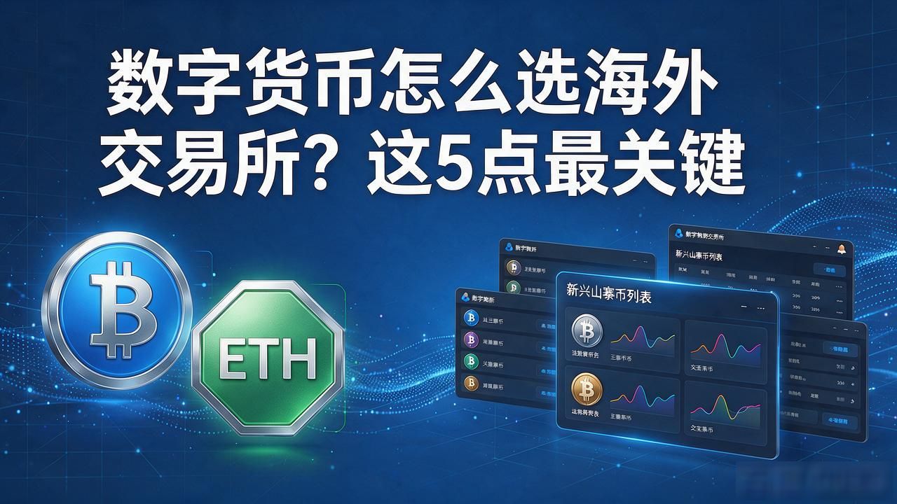 数字货币怎么选海外交易所？这5点最关键