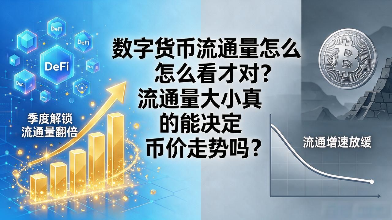 数字货币流通量怎么看才对？流通量大小真的能决定币价走势吗