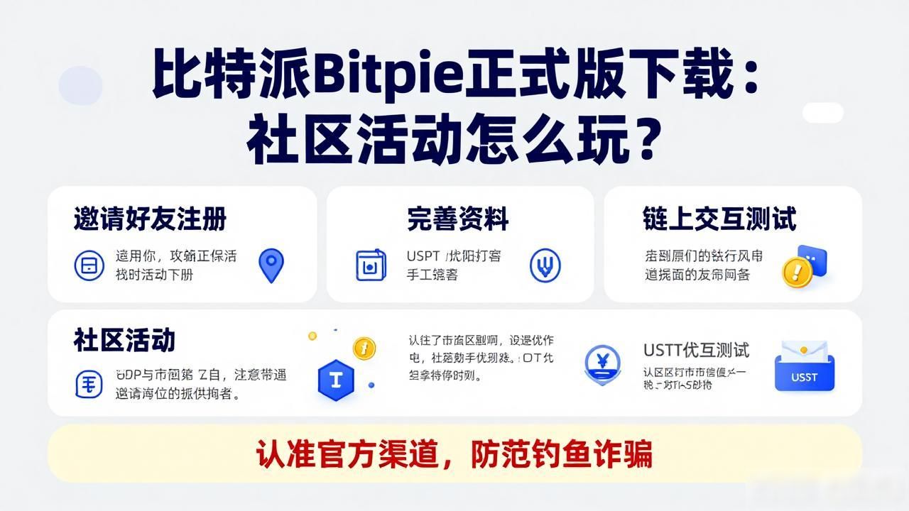 比特派Bitpie正式版下载：社区活动怎么玩？