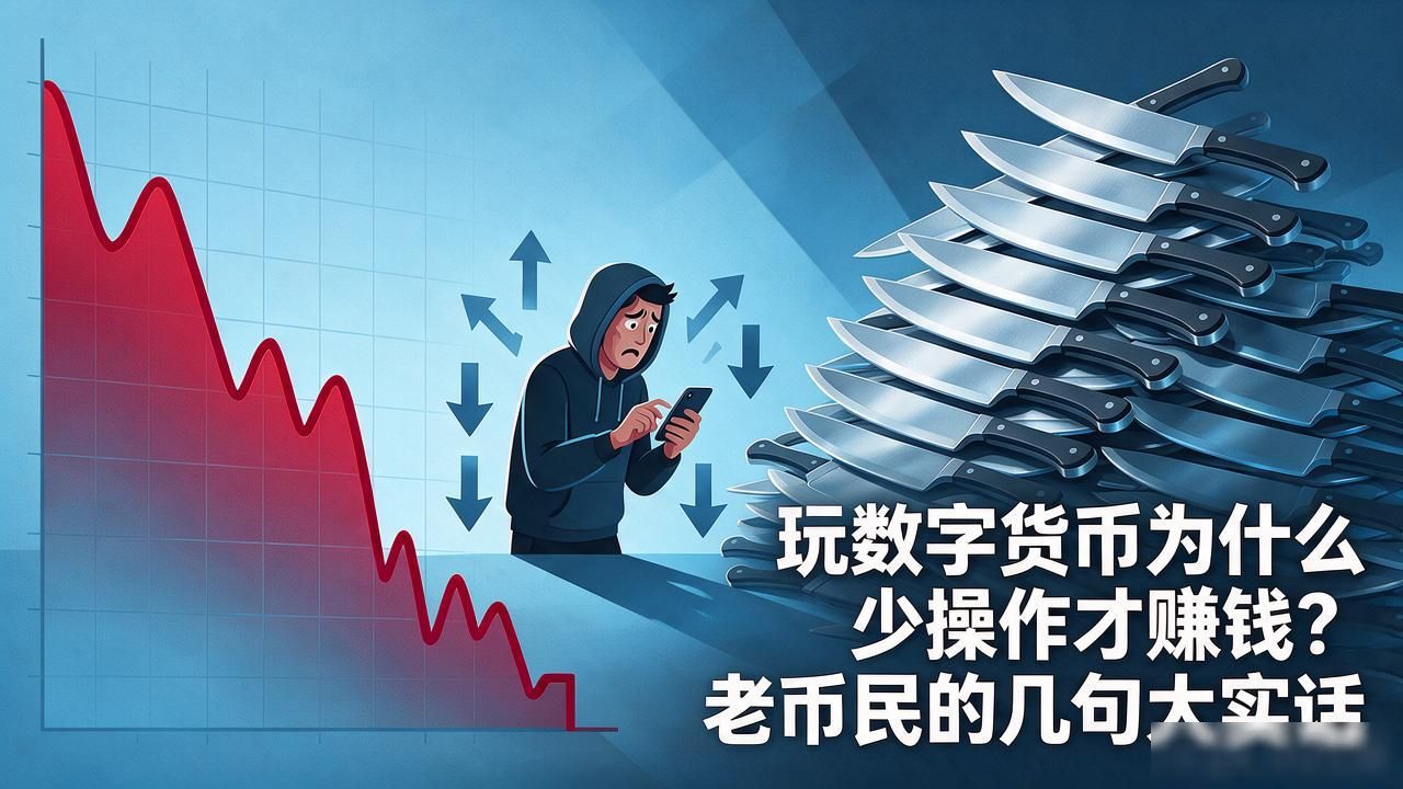 玩数字货币为什么少操作才赚钱？老币民的几句大实话