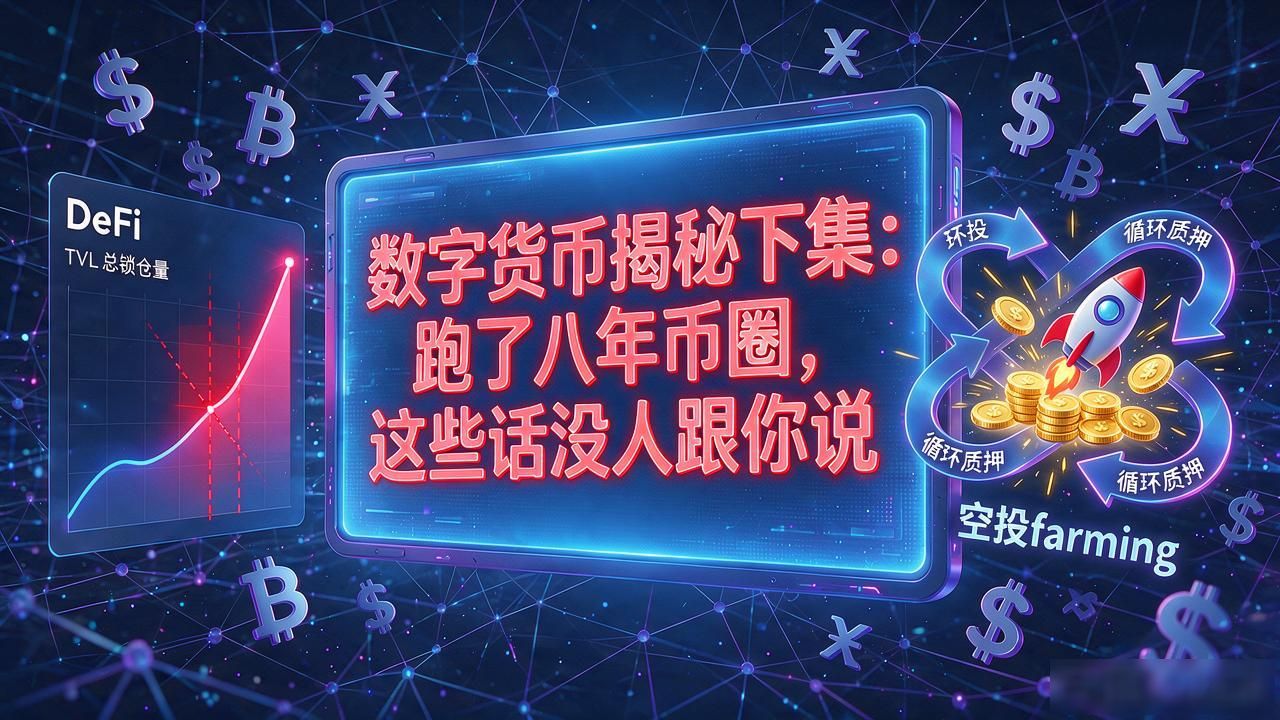 数字货币揭秘下集：跑了八年币圈，这些话没人跟你说