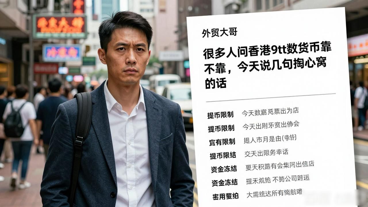 很多人问香港9tt数字货币靠不靠谱，今天说几句掏心窝的话