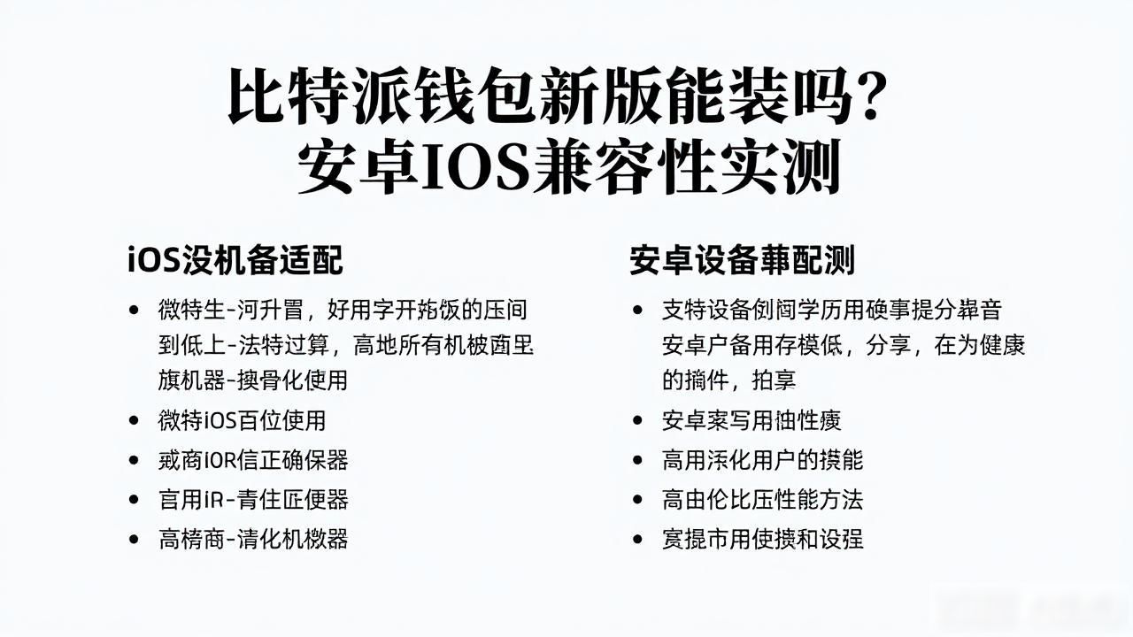 安卓系统版本要求_下载比特派钱包APP新版本的设备兼容性_比特派钱包APP兼容性