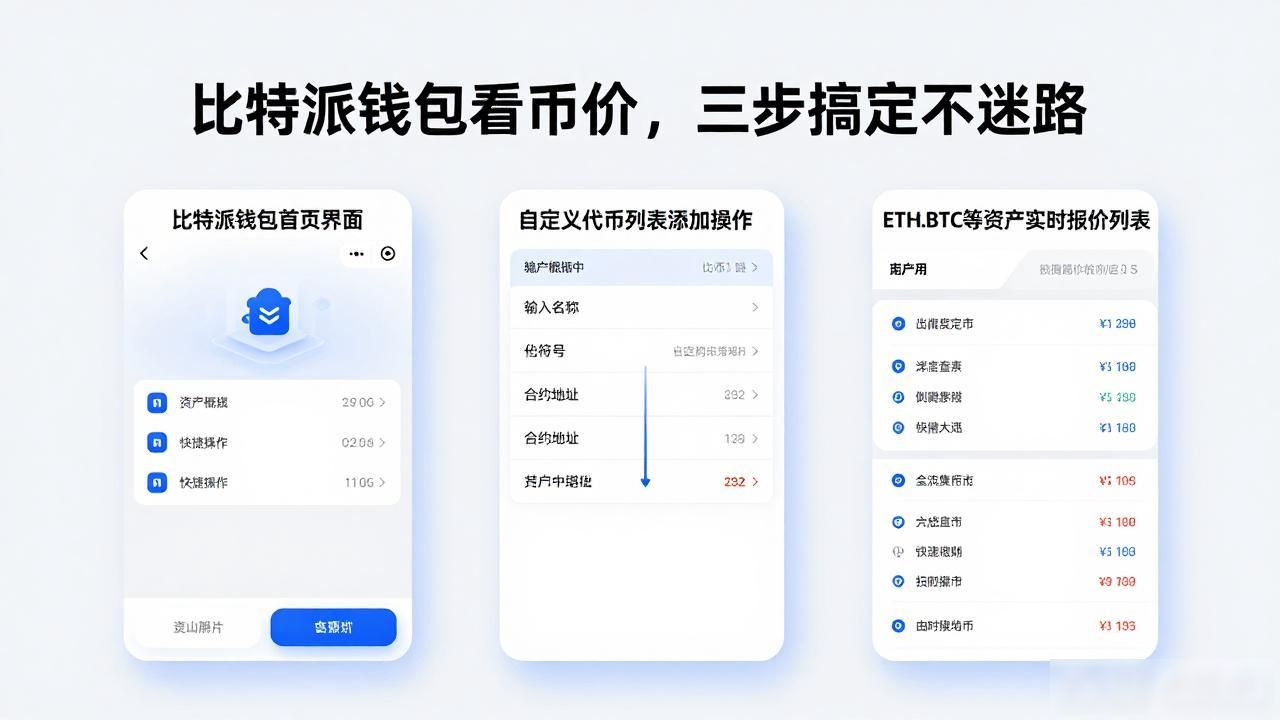 比特派钱包看币价，三步搞定不迷路