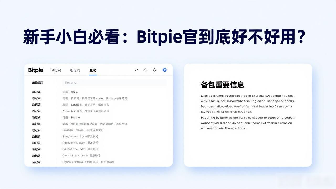 Bitpie钱包对新人是否友好_Bitpie钱包新手入门评测_Bitpie官网对于新手用户的友好性评测