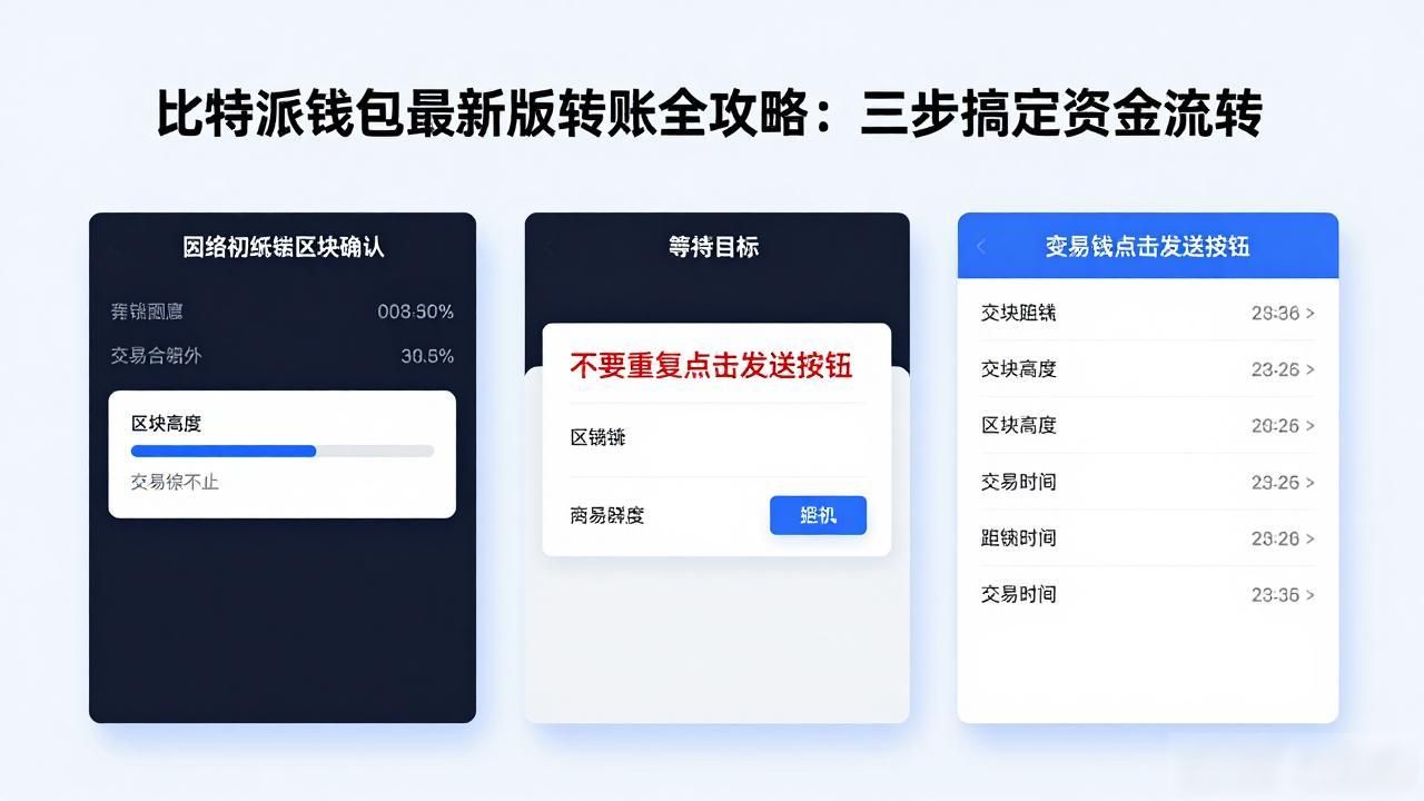 比特派钱包最新版转账全攻略：三步搞定资金流转