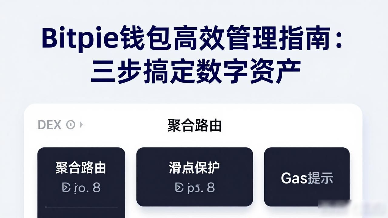 Bitpie钱包高效管理指南：三步搞定数字资产