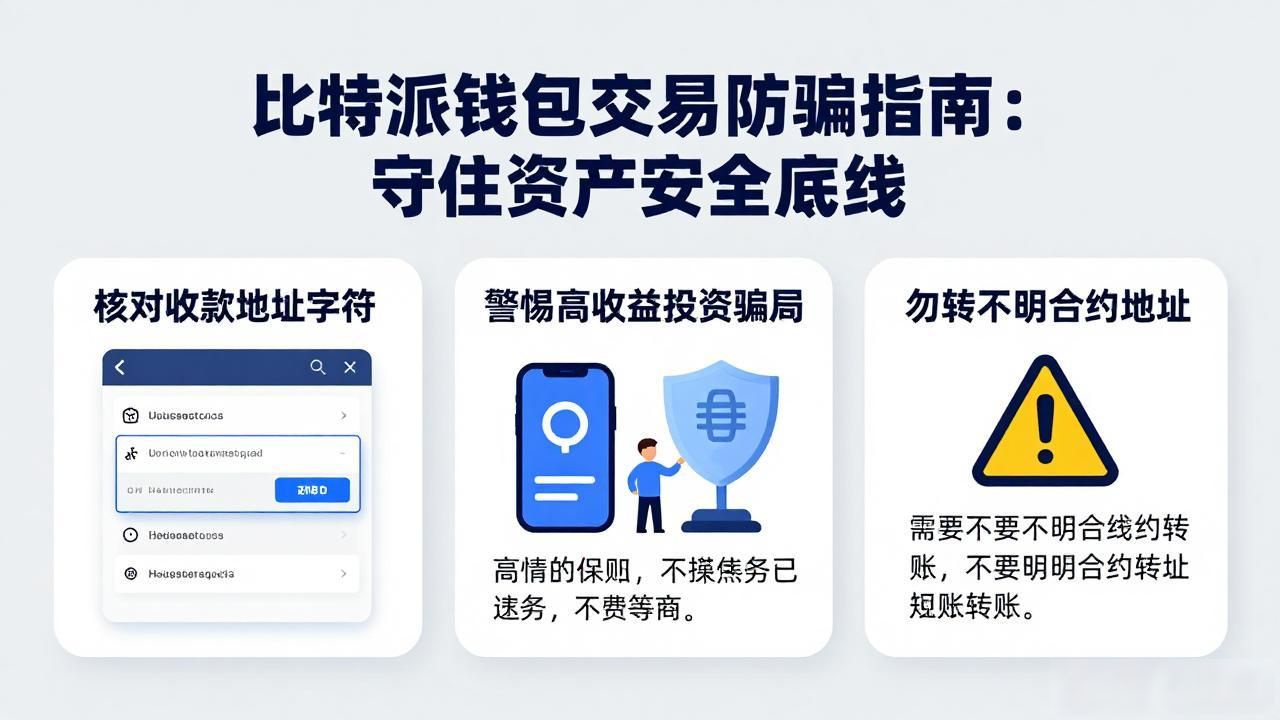 比特派钱包交易防骗指南：守住资产安全底线