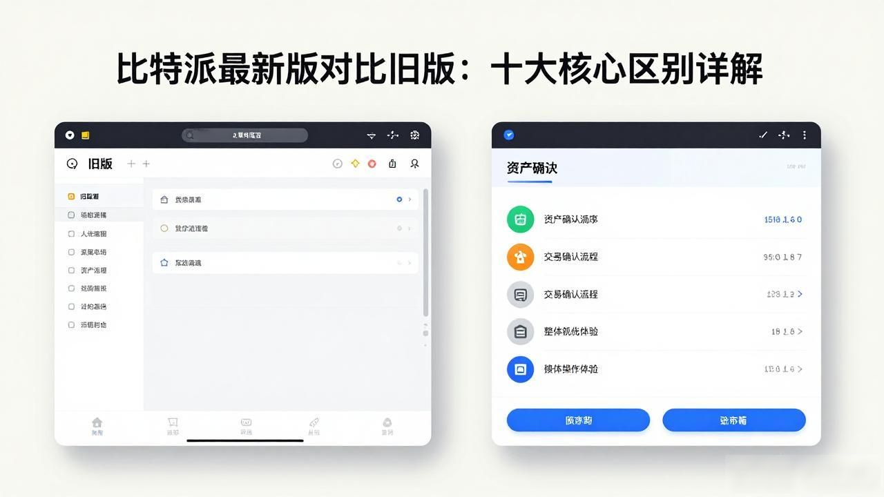 比特派最新版对比旧版：十大核心区别详解