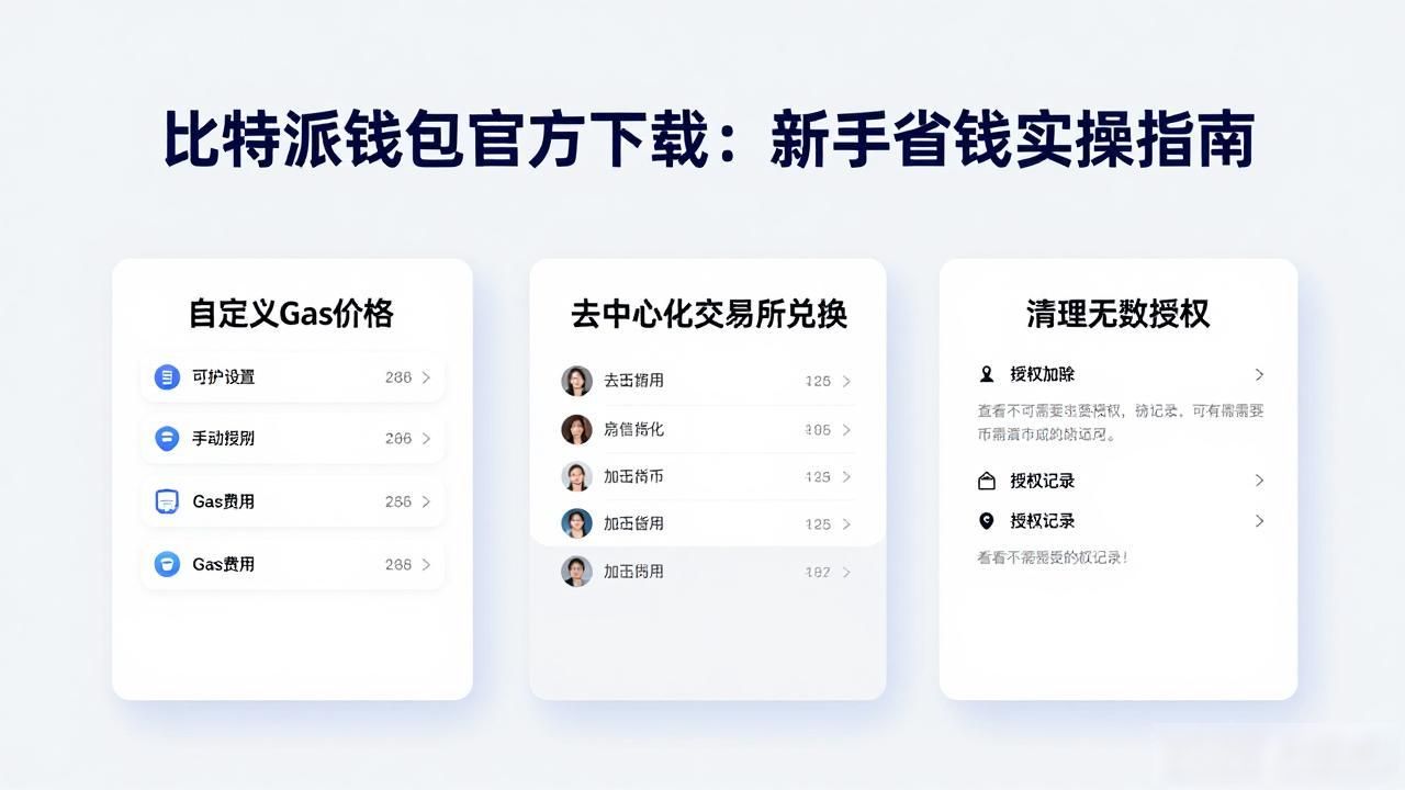 比特派钱包官方下载：新手省钱实操指南