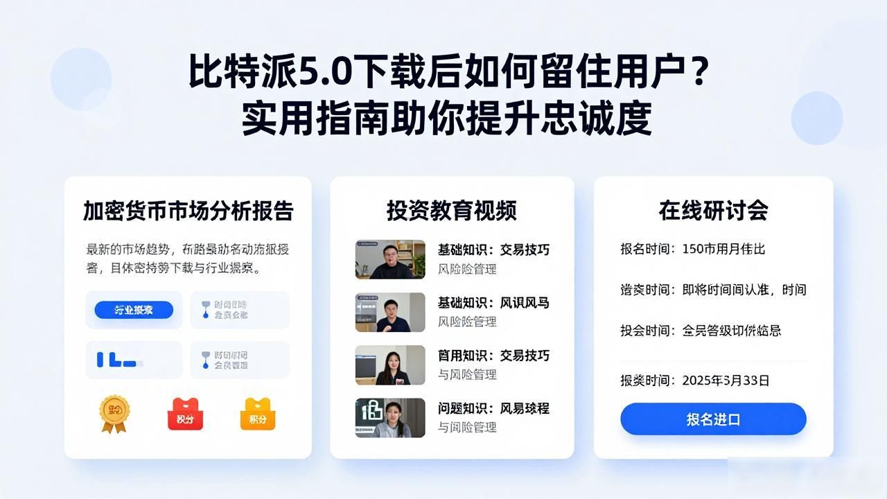比特派5.0下载后如何留住用户？实用指南助你提升忠诚度