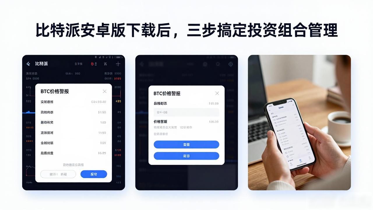 比特派安卓版下载后，三步搞定投资组合管理