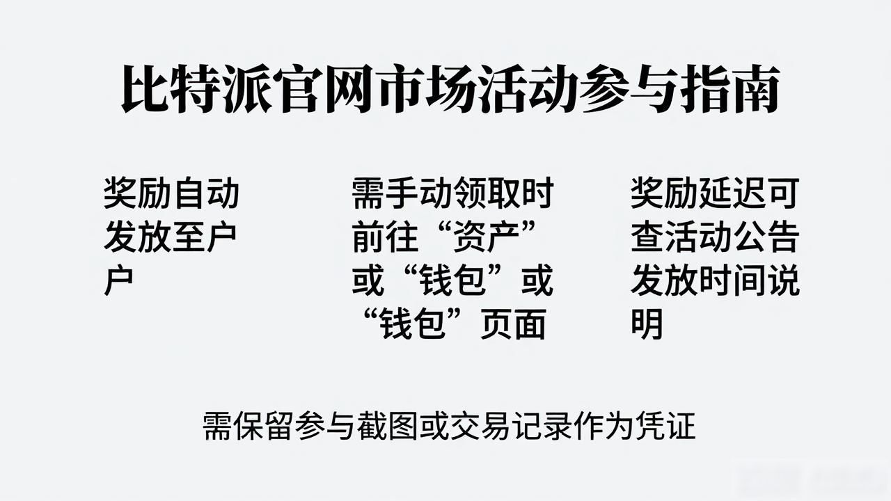 比特派官网市场活动参与指南