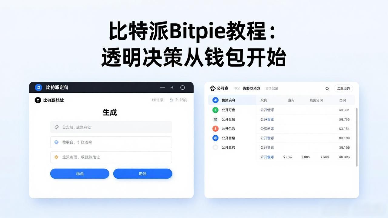 比特派Bitpie教程：透明决策从钱包开始