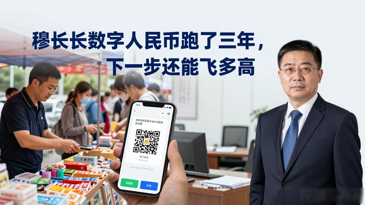 穆长春数字人民币跑了三年，下一步还能飞多高