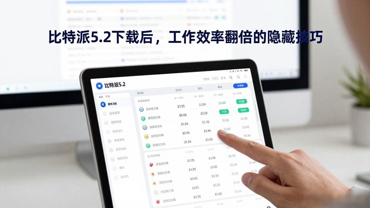比特派5.2下载后，工作效率翻倍的隐藏技巧