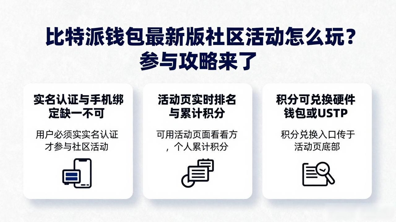 比特派钱包最新版社区活动怎么玩？参与攻略来了